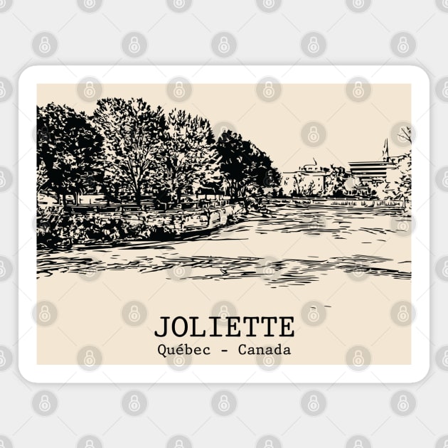 Joliette - Québec Magnet by Lakeric